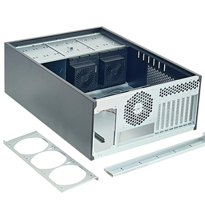 ZhenLoong boîtier tour complète 10 baies <span class=keywords><strong>disque</strong></span> <span class=keywords><strong>dur</strong></span> SATA <span class=keywords><strong>NAS</strong></span> serveur stockage station de travail châssis prise en charge ITX MATX ATX EATX MB - Product Image 5
