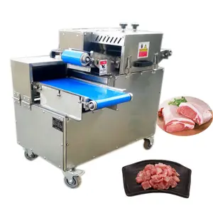 Poland chicken meat dicing machine chicken dice cut machine fresh pork dicing machine