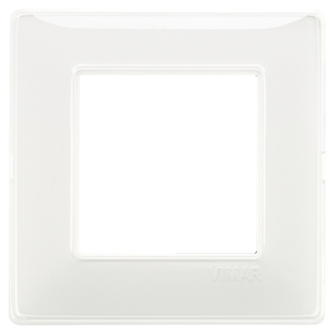 Vimar Placca 2M Reflex Neve 13x8x0.9 Cm Wall <b>Switch</b> Cover - Product Image 1