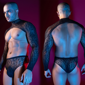 Vente chaude <span class=keywords><strong>Body</strong></span> Hommes À Manches Longues Sexy Exotique <span class=keywords><strong>Lingerie</strong></span> <span class=keywords><strong>Body</strong></span> Sous-Vêtements Corps Sexy <span class=keywords><strong>Lingerie</strong></span> - Product Image 6
