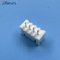Conector SMT de 4 pines y paso de 2.5mm para PCB - Conector de cabezal de nailon 66 UL94-V0 de latón XH-4A para conexión de cable a placa/cable a cable