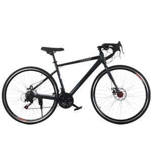 Vélo de route 28 pouces avec guidon basculant, fourche rigide, jantes en alliage d'aluminium, vélo de course pour adulte, vélo à vitesses - Product Image 1