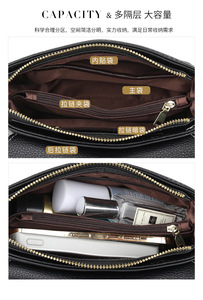 Bolsos de Moda al por Mayor, Bolsos de Hombro de Cuero PU de Diseño de Lujo para Mujer, Bolsos Cruzados y de Mensajero - Product Image 3