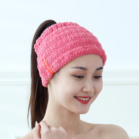 Bandeau large en peluche à motif floral - Style coréen et japonais, idéal pour le lavage du visage, le maquillage et les activités sportives, accessoire capillaire pour femme