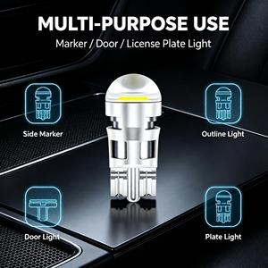 หลอดไฟ LED T10 W5W 3014 SMD Canbus ป้องกันการแจ้งเตือนความผิดพลาด 12V สำหรับไฟภายใน/ภายนอกรถยนต์ ไฟหรี่/ไฟจอด/ไฟส่อง<span class=keywords><strong>ป้าย</strong></span><span class=keywords><strong>ทะเบียน</strong></span>/ไฟประตู/ไฟบอกตำแหน่ง - Product Image 5