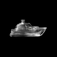 Flacon de parfum en verre transparent écologique en forme de bateau, style créatif, 104 ml, longue durée pour la fragrance