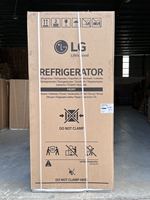 Refrigerador LG Cross Door de 4 Puertas con Motor BLDC Enfriado por Aire Sin Escarcha 530L Color Gris