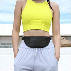 Riñonera deportiva multifuncional con logotipo personalizado, pequeña, Invisible, a prueba de sudor, para exteriores, Fitness - Product Image 2