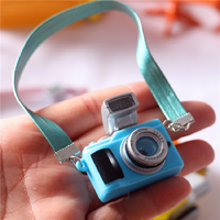 2025 nouvelle tendance Design maison de poupée Miniature caméra Mini caméra jouets avec sangle décoration cadeaux accessoire