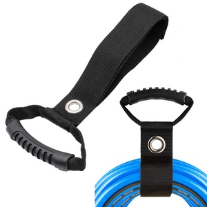带橡胶手柄钩环的易于携带的重型存储绳携带带吊架 - Product Image 4
