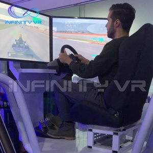 InfinityVR Parque Temático 9D Vr Car Racing <span class=keywords><strong>Simulator</strong></span> Electric Ride On Car 6 Dof Motion Race Driving F1 Car Vr Race <span class=keywords><strong>Simulator</strong></span> - Product Image 3