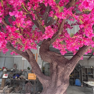 Vente flash : <span class=keywords><strong>Arbre</strong></span> artificiel <span class=keywords><strong>en</strong></span> <span class=keywords><strong>fleurs</strong></span> de bougainvillier <span class=keywords><strong>rose</strong></span> foncé, faux cerisier <span class=keywords><strong>en</strong></span> <span class=keywords><strong>fleurs</strong></span> pour la décoration de restaurant et de mariage - Product Image 5