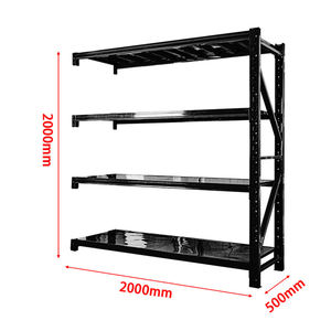 Heavy Duty Powder Coated Metal Warehouse Storage <strong>Rack</strong> Shelf, 300kg,500kg Capacity, Steel &amp; Iron Construction <strong>for</strong> <strong>Garages</strong> - Product Image 3