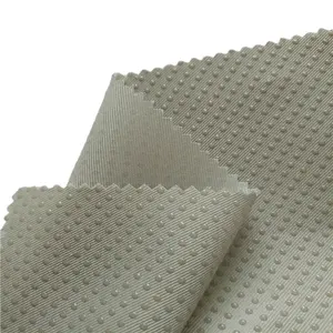 Anti-slip resistant silicone printed polka dots non-slip non slip fabric for anti slip sheet
