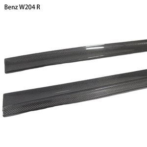 Jupes latérales en fibre de carbone style C63 pour Mercedes Classe C W204 C204 2007-2014 - Product Image 6