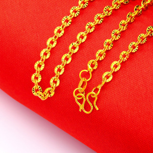 Collana da donna YL con ciondolo a lingotto di ottone a forma di <span class=keywords><strong>pesce</strong></span> Chopin, catena spessa placcata oro, alla moda, dropshipping - Product Image 4