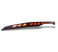 Ensemble de feux arrière de style écailles de dragon à LED avec clignotants séquentiels pour Toyota Harrier 2022-2024