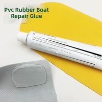 Colle adhésive de réparation PVC en tube, patch en polyuréthane pour coque de bateau, pour bateau gonflable et tissu PVC laminé