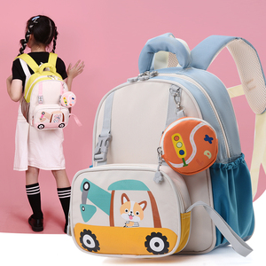 Bonne qualité enfants dessin animé animaux cartables pour la maternelle 6 couleurs étanche léger renard sac à dos avec petits sacs à main - Product Image 4