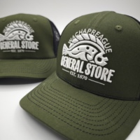 Gorras Trucker Richardson 112 de Malla Espigada de 6 Paneles con Logotipo Personalizado, Unisex, para Ciclismo, Playa, Hip Hop, Moda y Estilo
