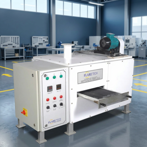 Máquina de Corte de Tela FLARETECH para Procesamiento de Hilos con Motor y Panel de Control, 1 Año de Garantía, Hecho en Gujarat - Product Image 2