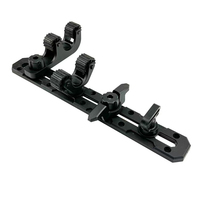 Support pivotant en PVC noir pour téléphone portable, idéal pour la navigation, la pêche en kayak et les eaux océaniques