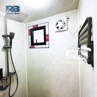 Nouveau Design 10FT 2 Bedroom Bathroom Tiny Houses Casas Prefrafricadas Mobile Home Cabin Portable Préfabriqué Extensible Container House