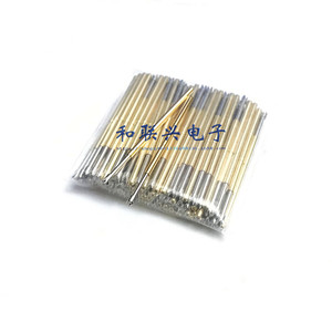 P100 Q2 Sonda de muelle de cuatro puntas con cabeza de corona grande de 1.36mm, orificio de perforación de 1.7mm, longitud de 33mm, para pruebas de metales, piezas de instrumentos - Product Image 3