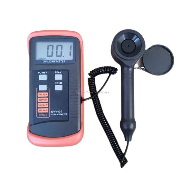 Wavelength Range 370nm-470nm Instrument Detector UV Light Meter Radiometer Tester Digital Ultraviolet Radiometer