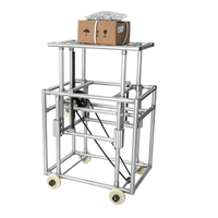 Carro de Aluminio Lean Pipe LCIA para Movimiento de Materiales por Gravedad, Automatización de Bajo Costo, Personalizable