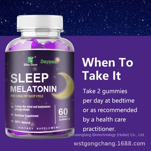 Gomitas de Melatonina <span class=keywords><strong>para</strong></span> Dormir, Suplemento Natural <span class=keywords><strong>para</strong></span> Ayudar a Dormir <span class=keywords><strong>para</strong></span> Adultos, Ayuda a Conciliar el Sueño Más Rápido, Favorece un Sueño Profundo, Vegano, OEM - Product Image 3