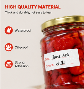 Self-Adhesive Rectangular Paper <b>Labels</b> Writable for Food Packaging Daily Necessities - Product Image 5