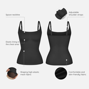 Оптовая продажа бесшовного корректирующего топа-бюстье Hexin: базовая майка-камизоль для женщин - Product Image 3