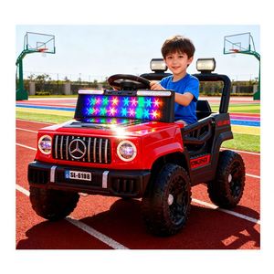 Coche Eléctrico de Aprendizaje para Niños con Doble Motor de 6V4Ah, Modo Temprano, Dirección con Manillar, Control Remoto por Teléfono, Volante de Plástico Duradero - Product Image 2