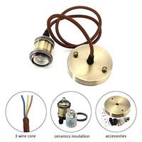 Douille cordon d'alimentation E12 E14 E26 E27 support de base de lampe vacances LED guirlande lumineuse câble étanche support de lampe douille d'ampoule de lampe
