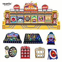 Collection de jeux de grand stand de carnaval Tolefun équipement de stand intérieur carnaval de luxe jeux personnalisés manèges de carnaval pour parcs
