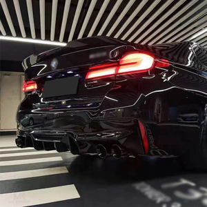 CS Estilo Fibra De Carbono Traseiro Difusor Bumper Lip para BMW Série 5 G30 G38 M Esporte 2018-2023 Car Traseiro Lip Difusor Auto Refitting - Product Image 6