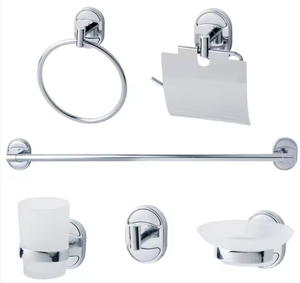 Precio bajo de fábrica, accesorios de baño completos baratos, juego de accesorios de baño de acero inoxidable, 6 piezas - Product Image 4