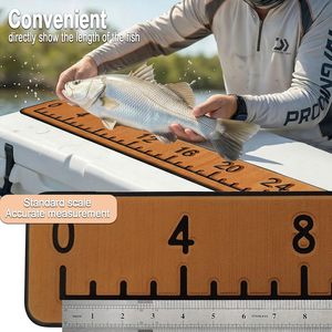 Ruban de mesure de pêche auto-adhésif en EVA de 40 pouces, étanche, pour bateau, kayak, bateau à moteur, quai, accessoires marins - Product Image 3