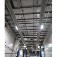 Conduit d'air professionnel antibactérien Textile flexible silencieux Entrepôt de chauffage écologique Conception de salle de sport Industriel rentable