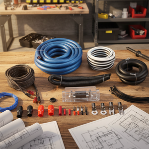 卸売配線キット OFC CCA導体スピーカーケーブル カーオーディオ用電源ケーブル 工場価格ケーブルとワイヤー - Product Image 3