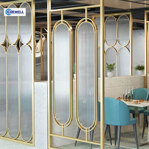 Séparateur <span class=keywords><strong>de</strong></span> pièce ovale personnalisé en métal, <span class=keywords><strong>panneau</strong></span> <span class=keywords><strong>de</strong></span> séparation en acier inoxydable, écran <span class=keywords><strong>de</strong></span> délimitation intérieure, décoration intérieure, imperméable, durable, couleur lait - Product Image 4