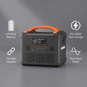Estación de Energía Portátil Inteligente LiFePO4 de 1000W 2000W 5000W, Generador Solar con PD 100W para Emergencias al Aire Libre - Product Image 1
