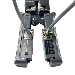 คีมย้ำสายแลนอเนกประสงค์ Rj45 Rj12 Rj11 Rj9 แบบ 4p 8p 6p พร้อมเครื่องทดสอบสายแลน - Product Image 2