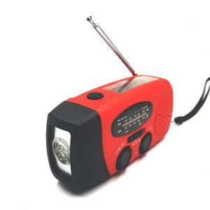 Radio météo solaire d'urgence <span class=keywords><strong>à</strong></span> <span class=keywords><strong>manivelle</strong></span>, portable en plastique, AM/FM, <span class=keywords><strong>chargeur</strong></span> de téléphone <span class=keywords><strong>USB</strong></span>, batterie externe 1200 mAh - Product Image 1