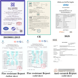 Facile à Installer Meilleure Épaisseur 8mm Écologique Moderne Twinwall Feuilles Polycarbonate Matériau pour Carport et Hôtel Utilisation Extérieure - Product Image 2