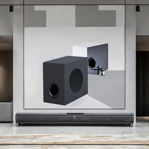 100W 2.1ch TV SoundBar para Bluetooth 5,0 Sistema <span class=keywords><strong>de</strong></span> cine en casa <span class=keywords><strong>Sonido</strong></span> envolvente 3D Control remoto Subwoofer USB AUX <span class=keywords><strong>RCA</strong></span> - Product Image 3