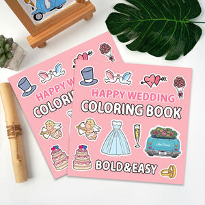 Livre de coloriage de mariage OEM personnalisé de 40 pages en gros pour enfants impression de livres de <span class=keywords><strong>dessin</strong></span> à colorier pour enfants - Product Image 4