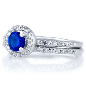 Anelli personalizzati in argento Sterling Moissanite gioielli da sposa con diamanti anello in argento Sterling 925