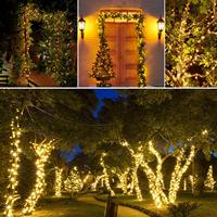 Großhandel Solar LED Lichterketten 5M 20LED 7M 50LED 12M 100LED 10M für Weihnachts feier & Indoor Garden Decor IP65 Weihnachts beleuchtung